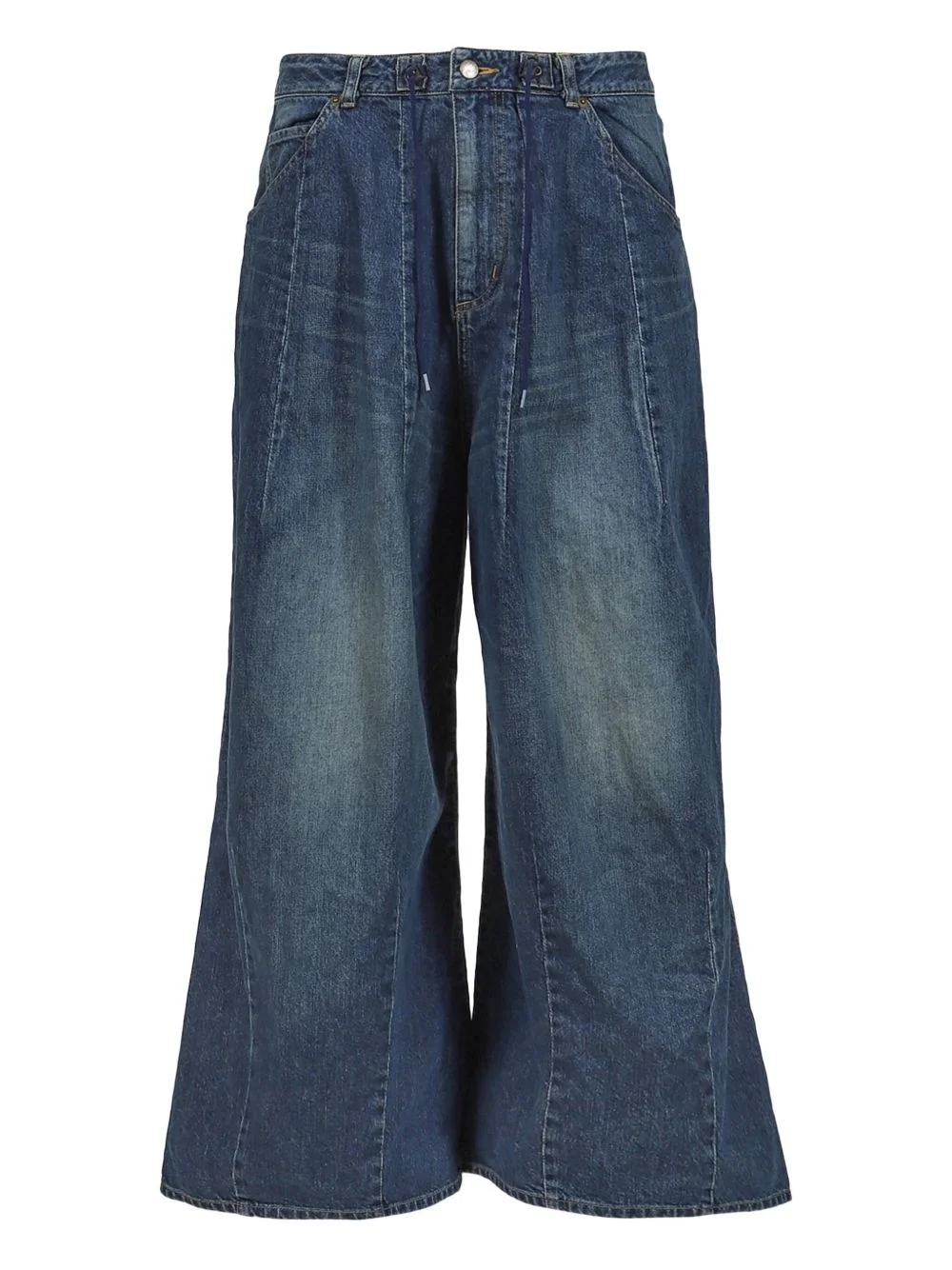 seam-detail jeans - 1