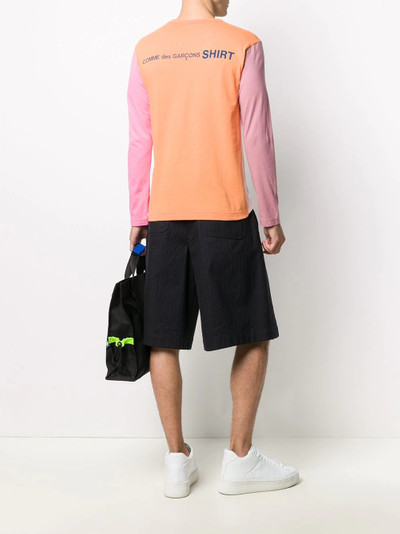 Comme des Garçons SHIRT colour-block knit jumper outlook