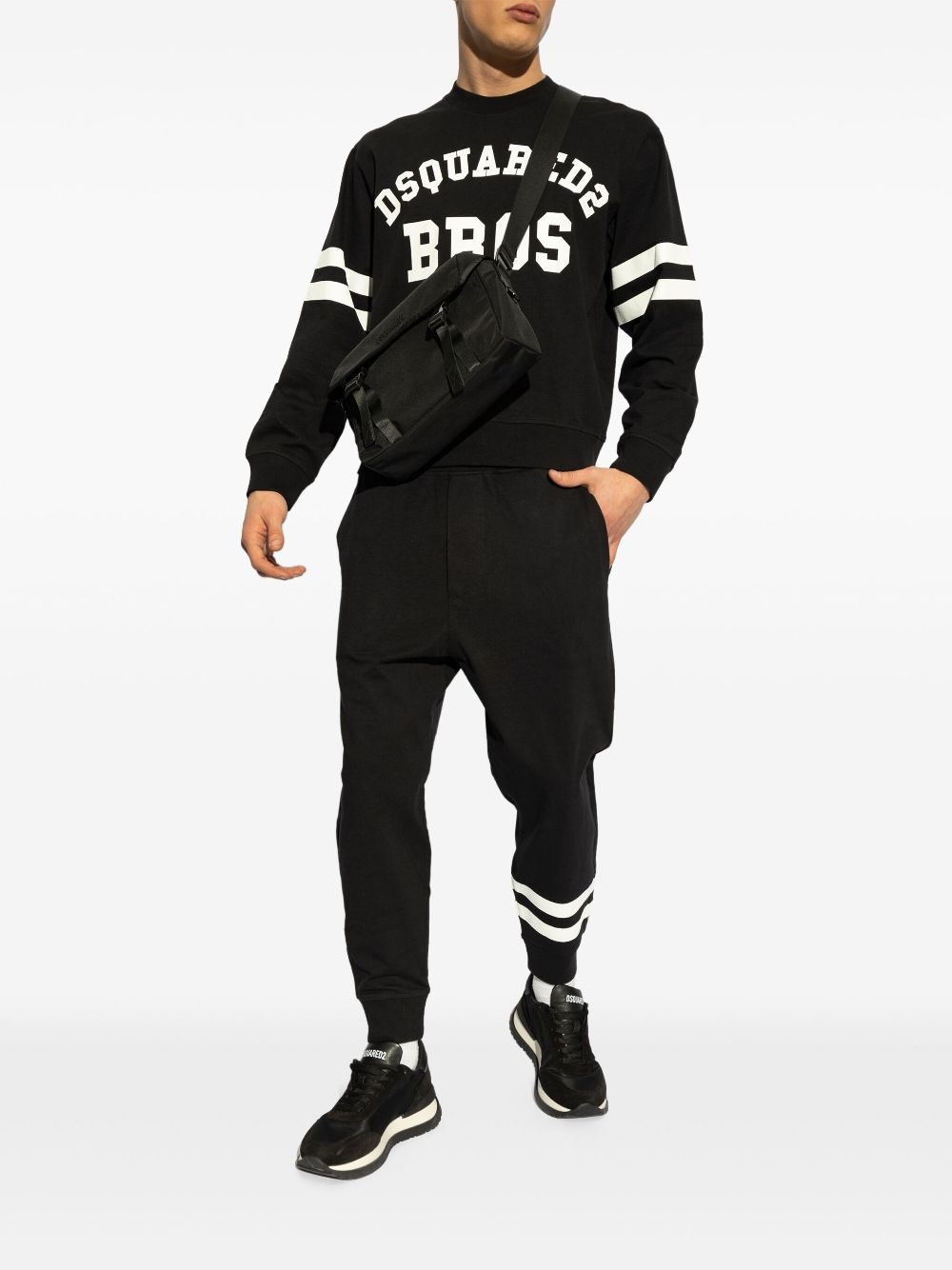 slogan-print track pants - 5
