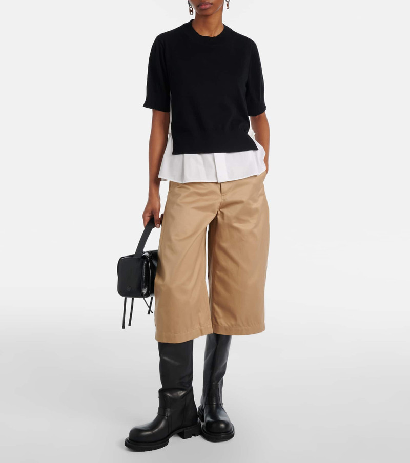 sacai Paneled top outlook