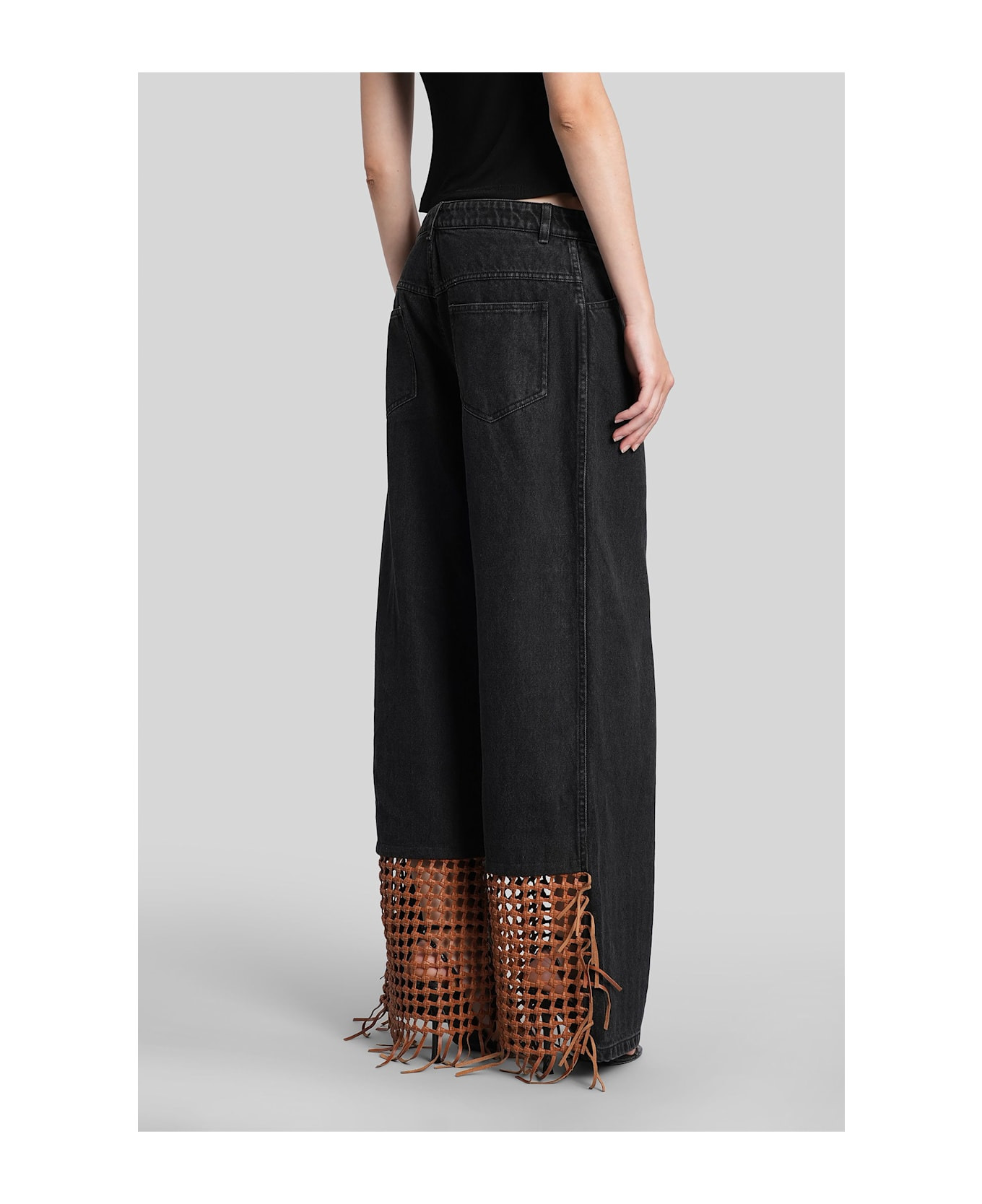 Jeans In Black Cotton - 3