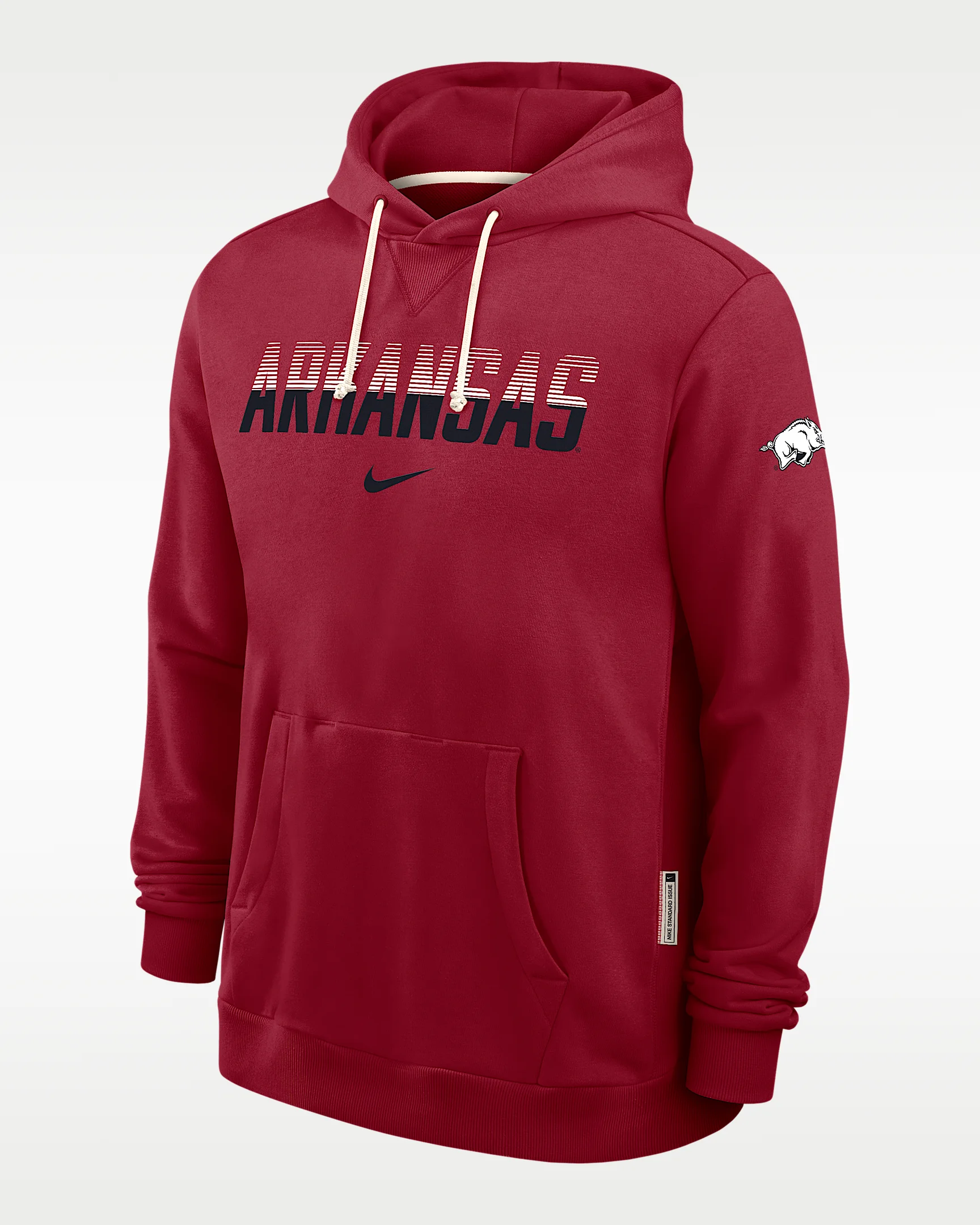 Arkansas Sideline Men's Nike Dri-FIT Pullover Hoodie - 1
