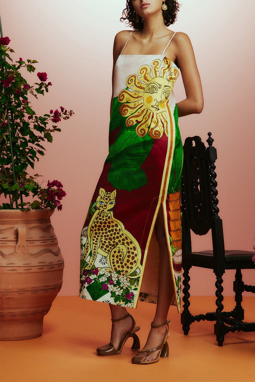 Tiger Slip Dress - 2