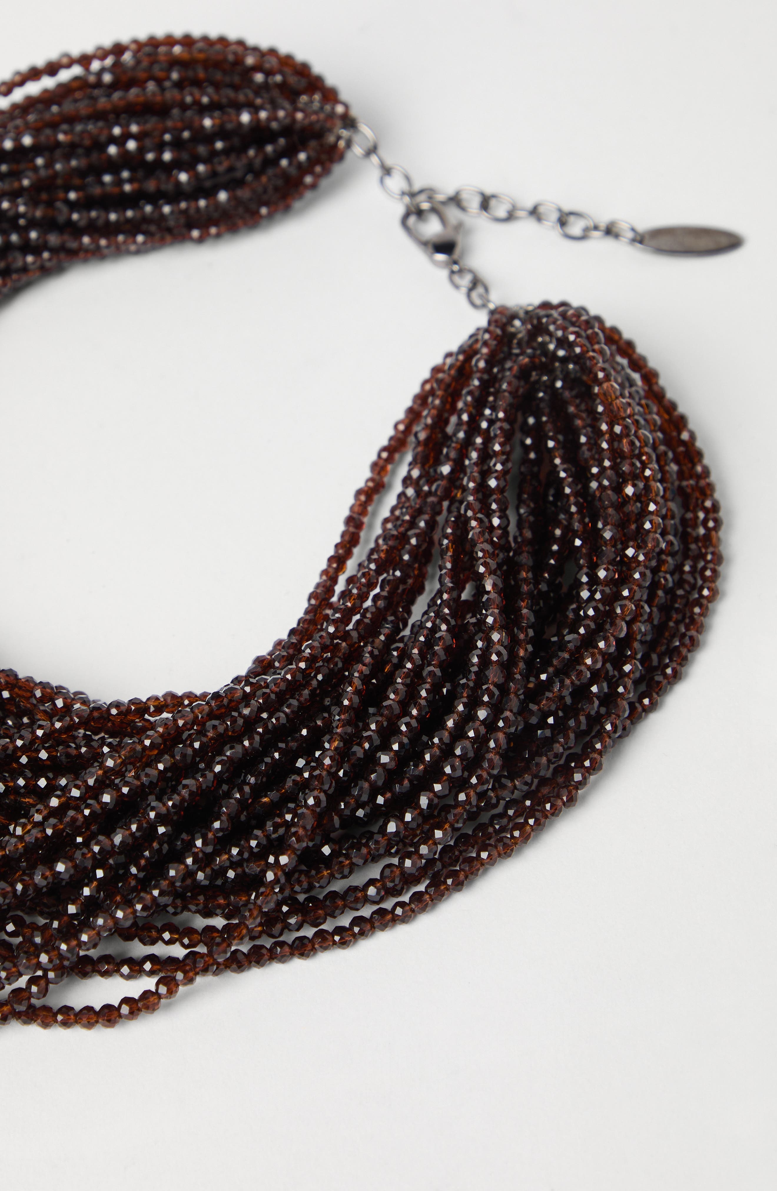 Brunello Cucinelli Vetro and Silver choker in Brown at Nordstrom - 3