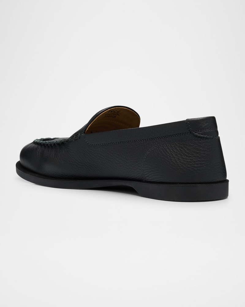 John Lobb Men's Pace Suede Penny Loafers outlook
