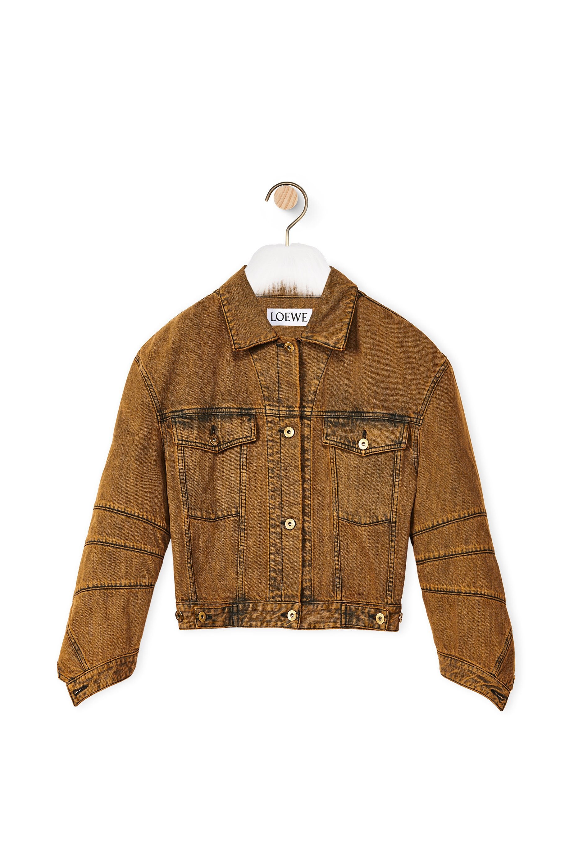 Twisted jacket in denim - 1