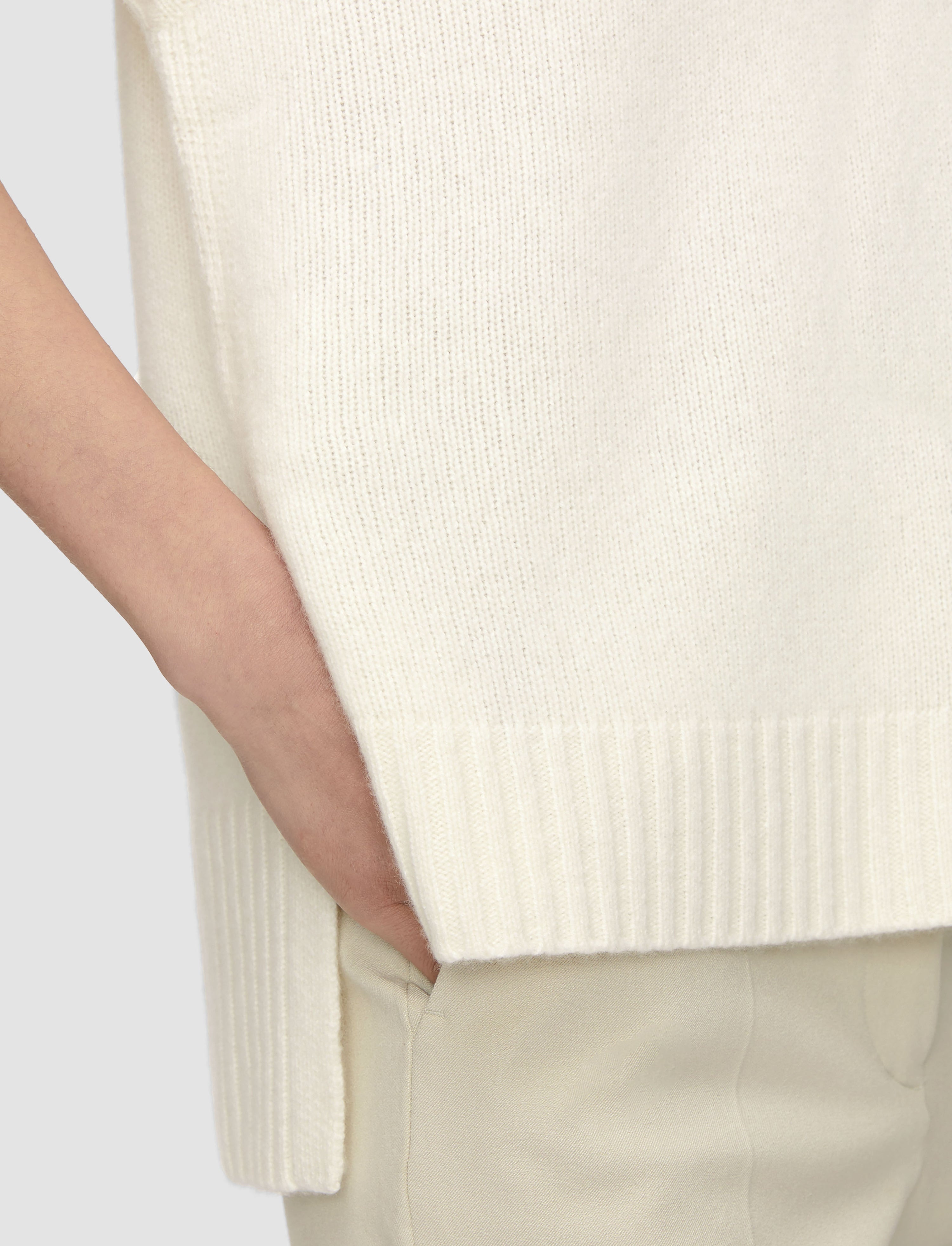 Open Cashmere Vest - 6