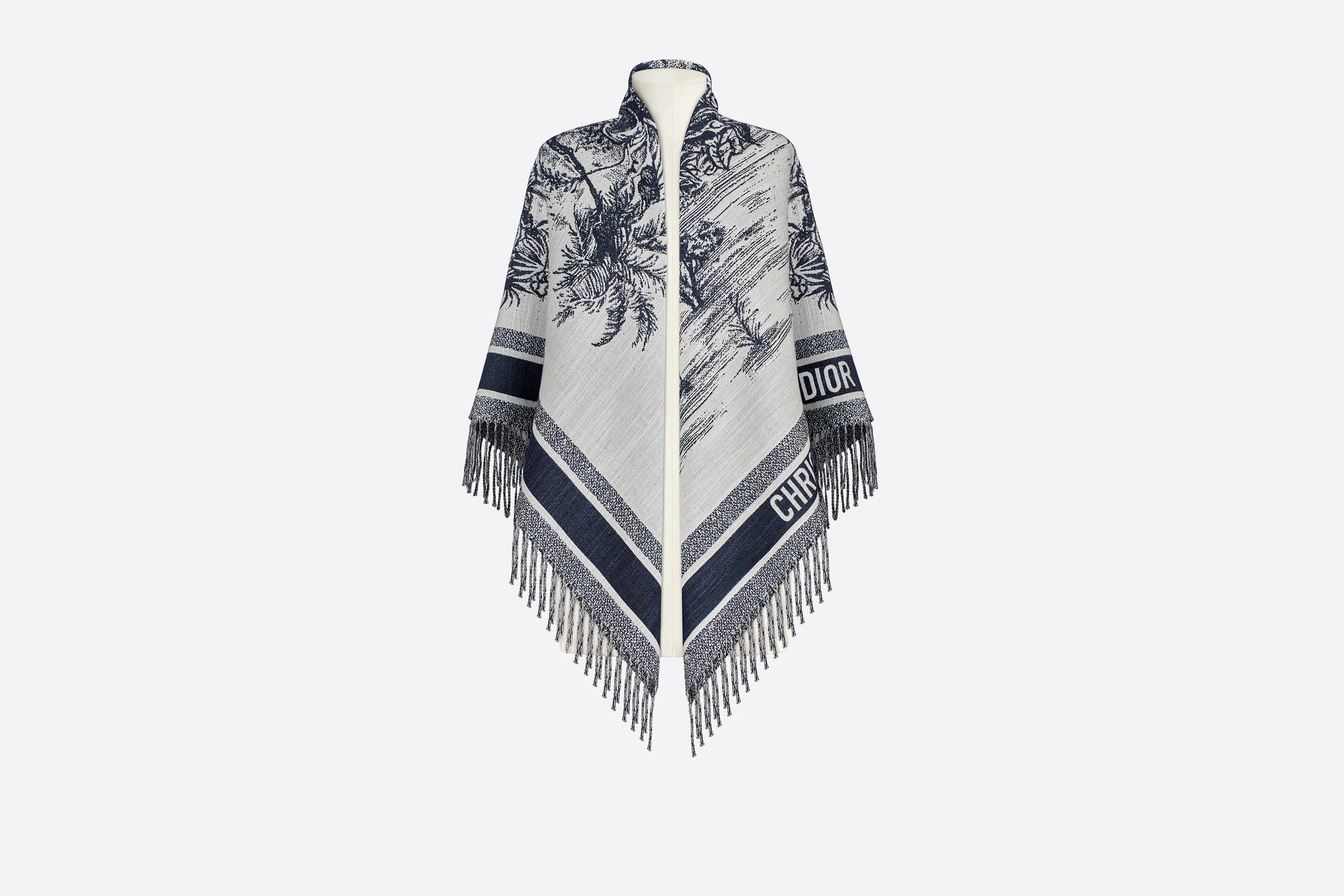 Toile de Jouy Palms Summer Blanket - 5