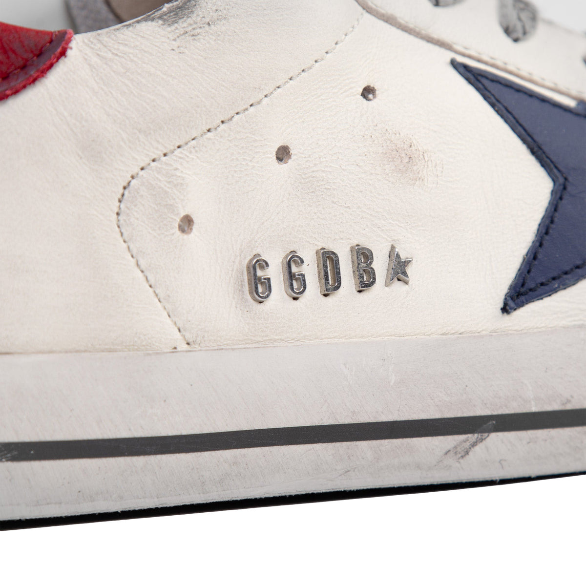 MEN'S SUPER STAR SNEAKERS (WHITE/BLUE/RED) - 5