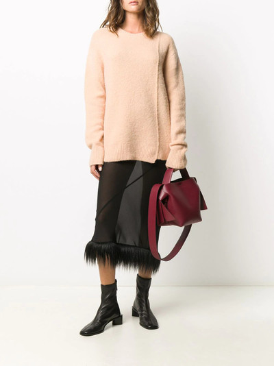 Acne Studios knitted crew neck jumper outlook