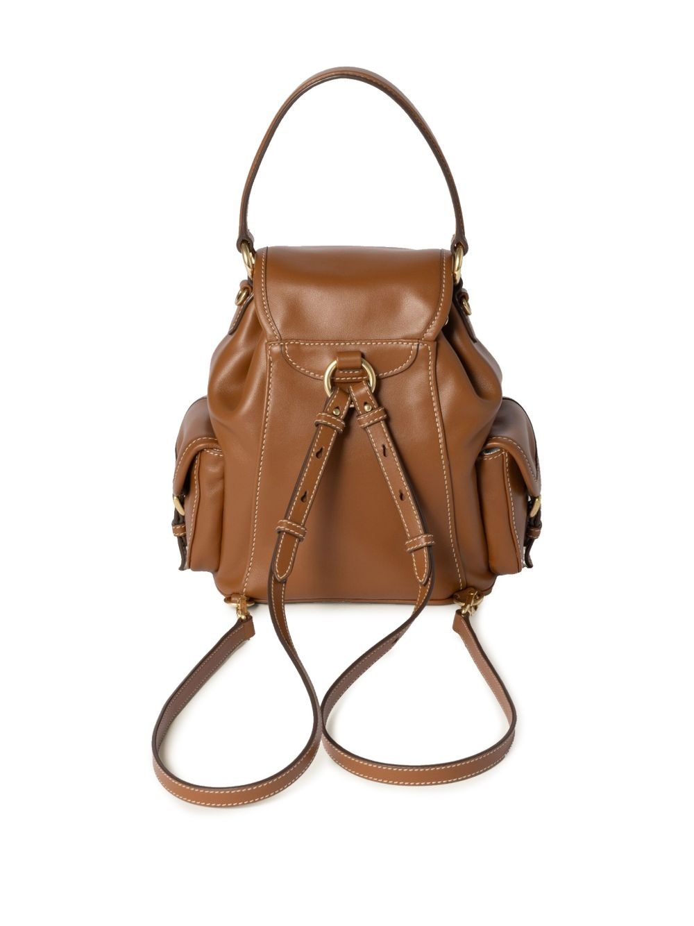 leather backpack - 2