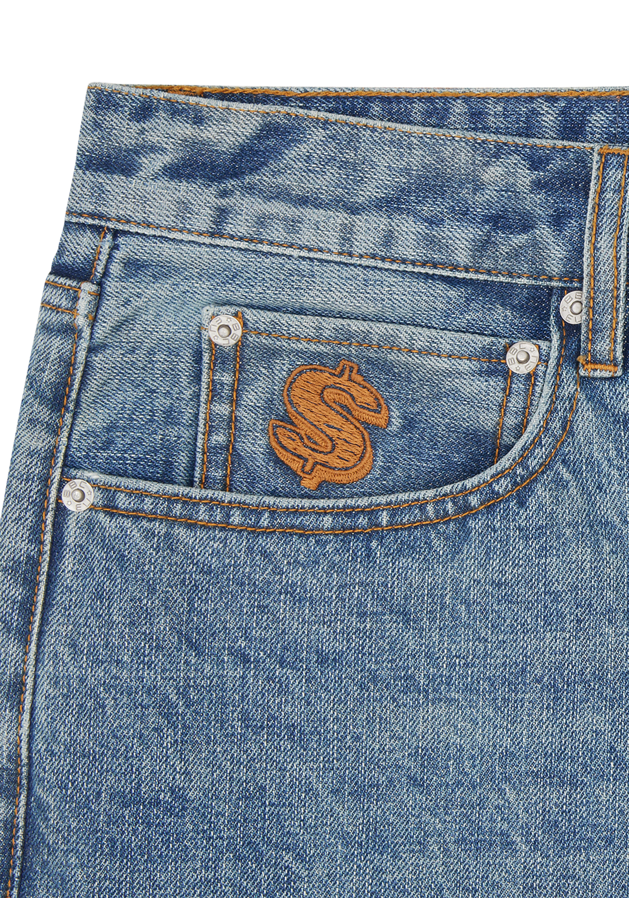 ASTRO WIDE LEG DENIM PANT - 5