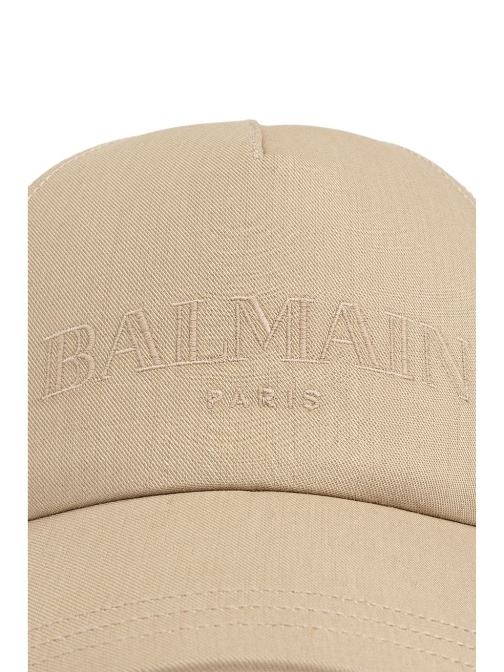 logo-embroidered cotton baseball cap - 4