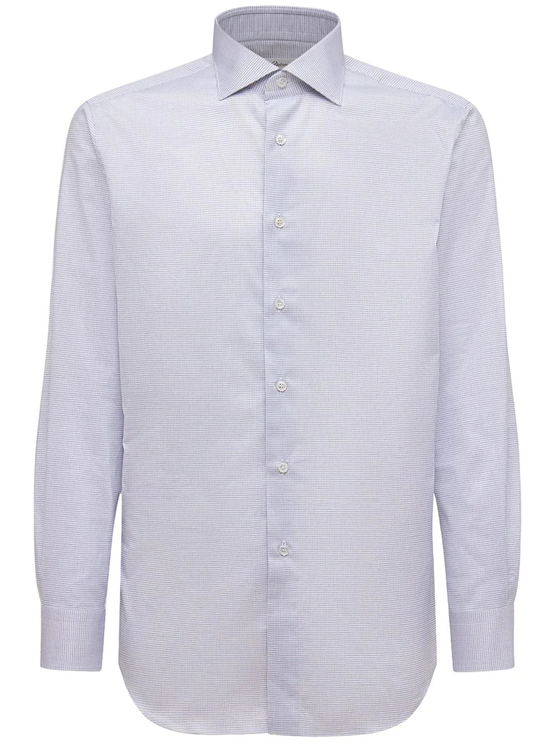 DINO PRINTED COTTON TWILL SHIRT - 1