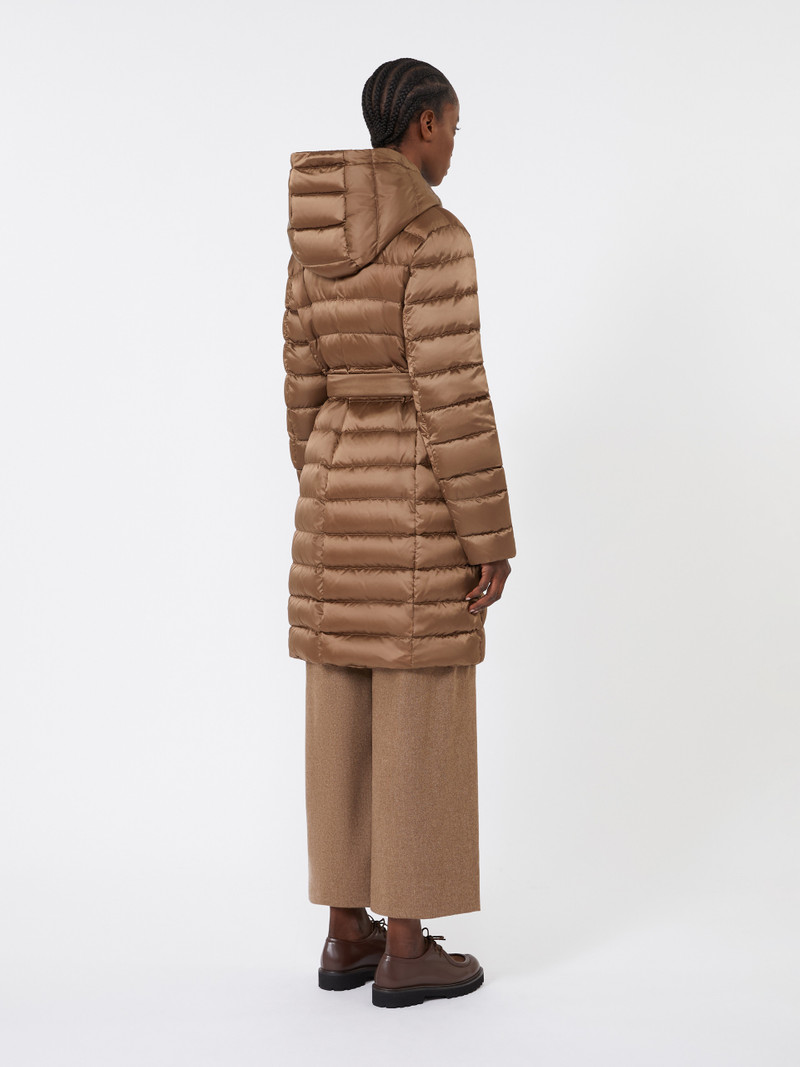NOVEF Reversible down jacket in water-repellent satin 4