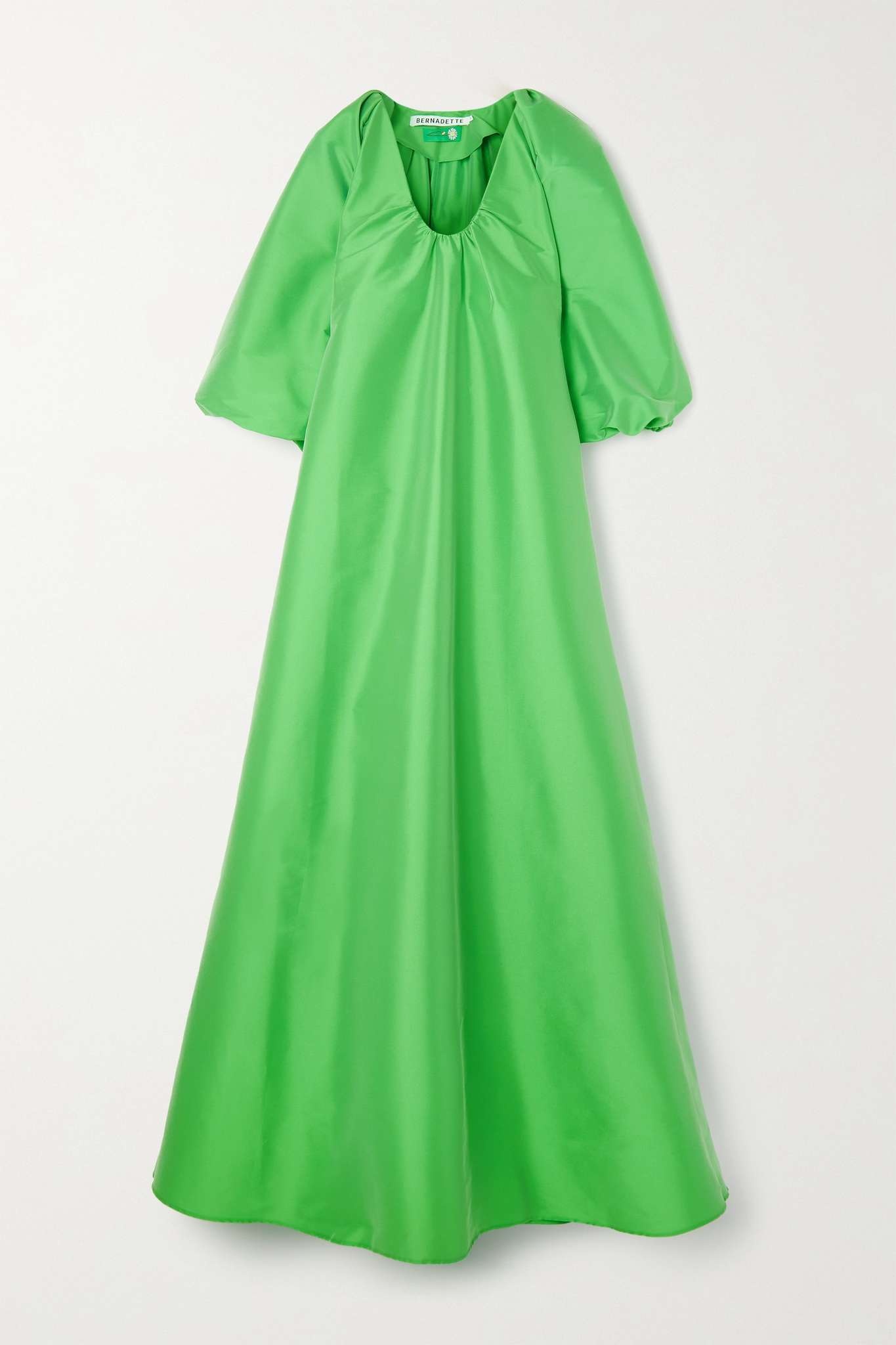 George draped taffeta gown - 1