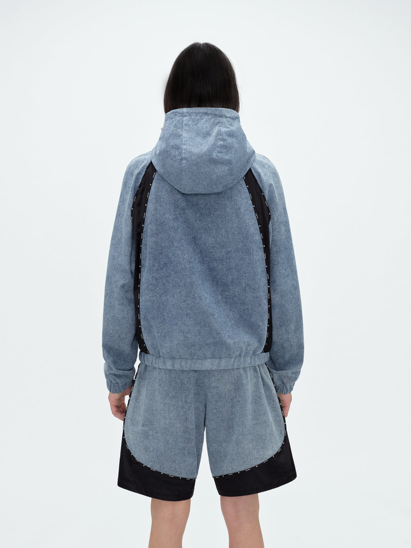 SATIN/DENIM TRACK JACKET 4