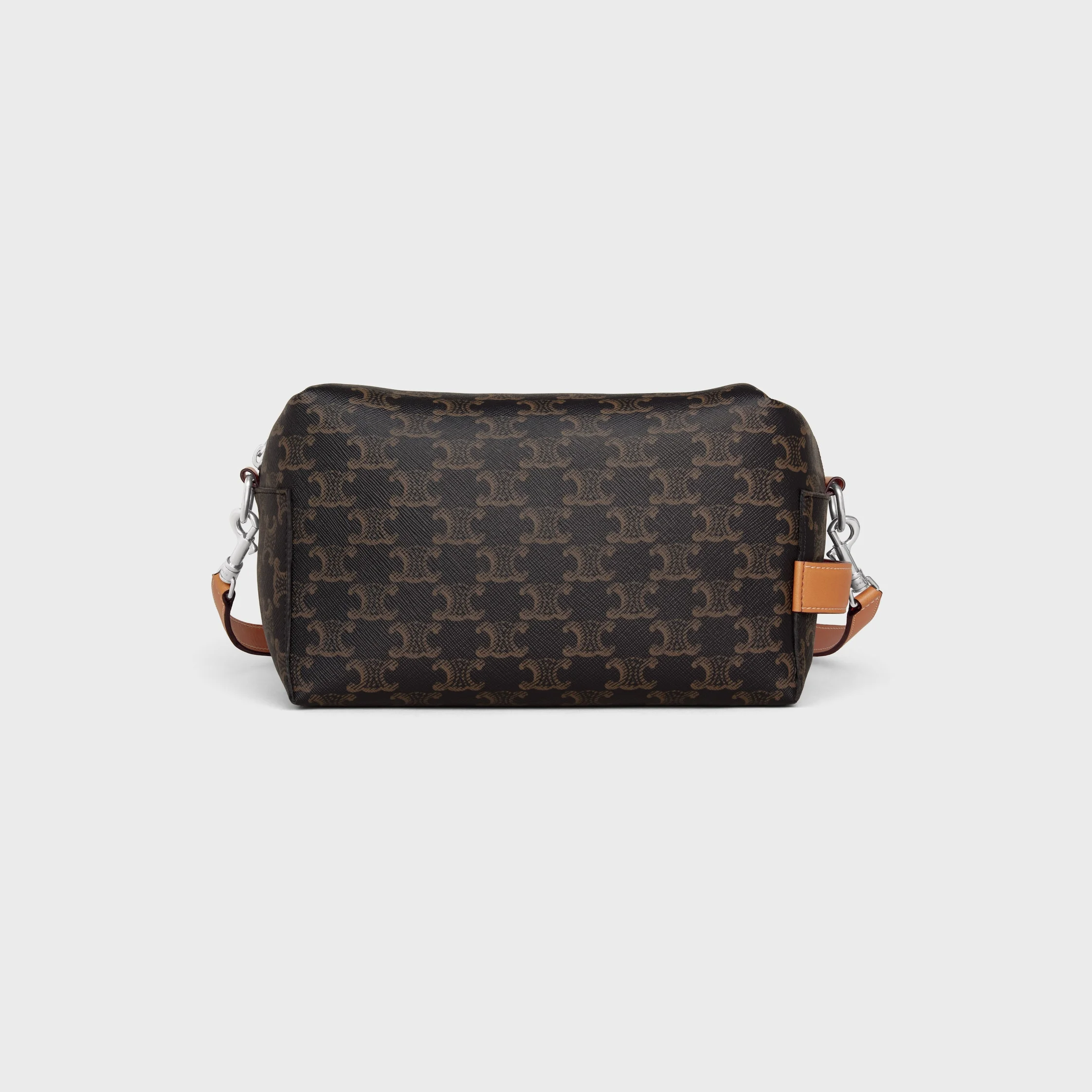 CROSSBODY BAG TAKE AWAY IN TRIOMPHE CANVAS AND CALFSKIN - 1