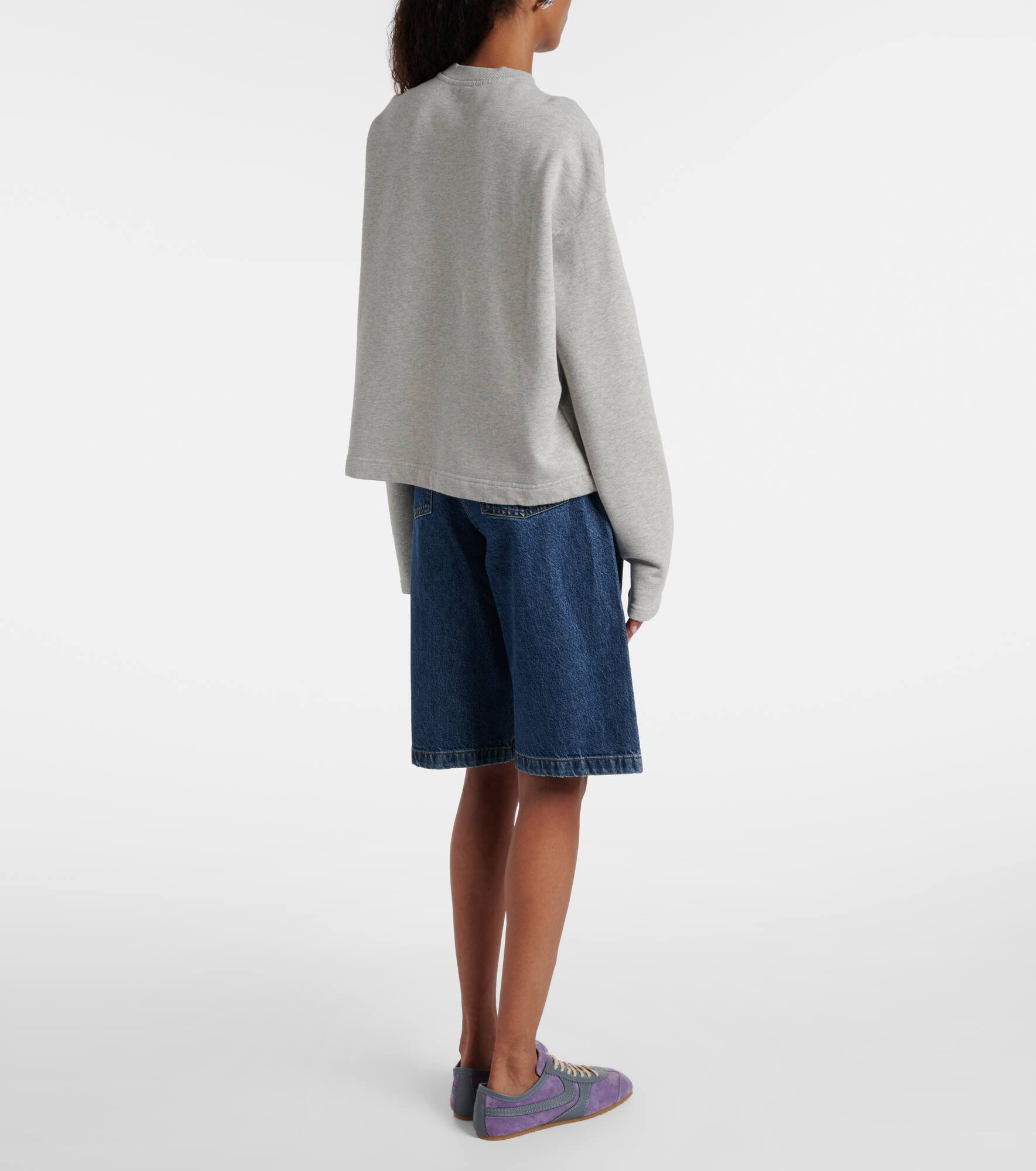 Ami de Cœur cotton fleece sweatshirt - 3