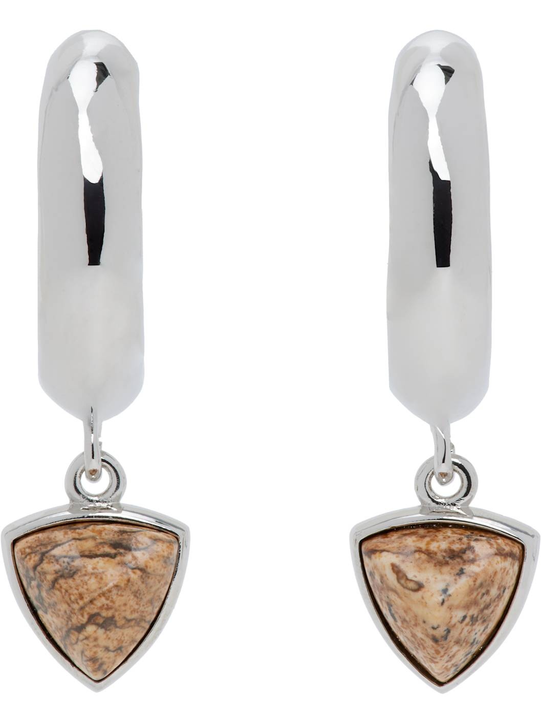 Silver Cheerful Earrings - 1