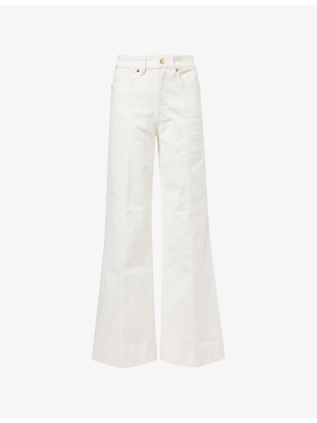 Good Waist Palazzo Wide-Leg Denim Jeans - 1