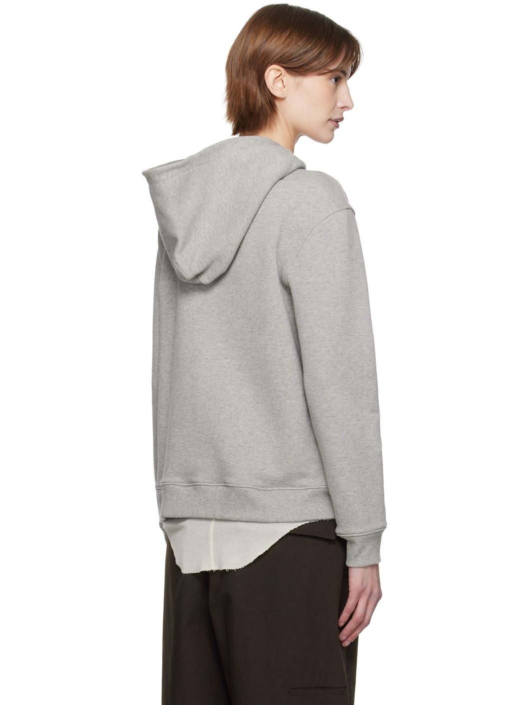 Gray 'AE' Hoodie - 3