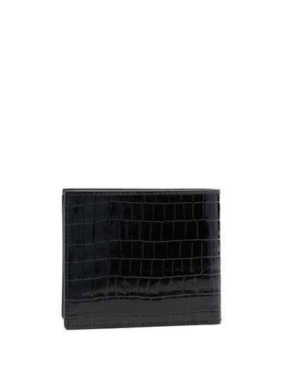 TOM FORD crododile-effect sheepskin wallet outlook