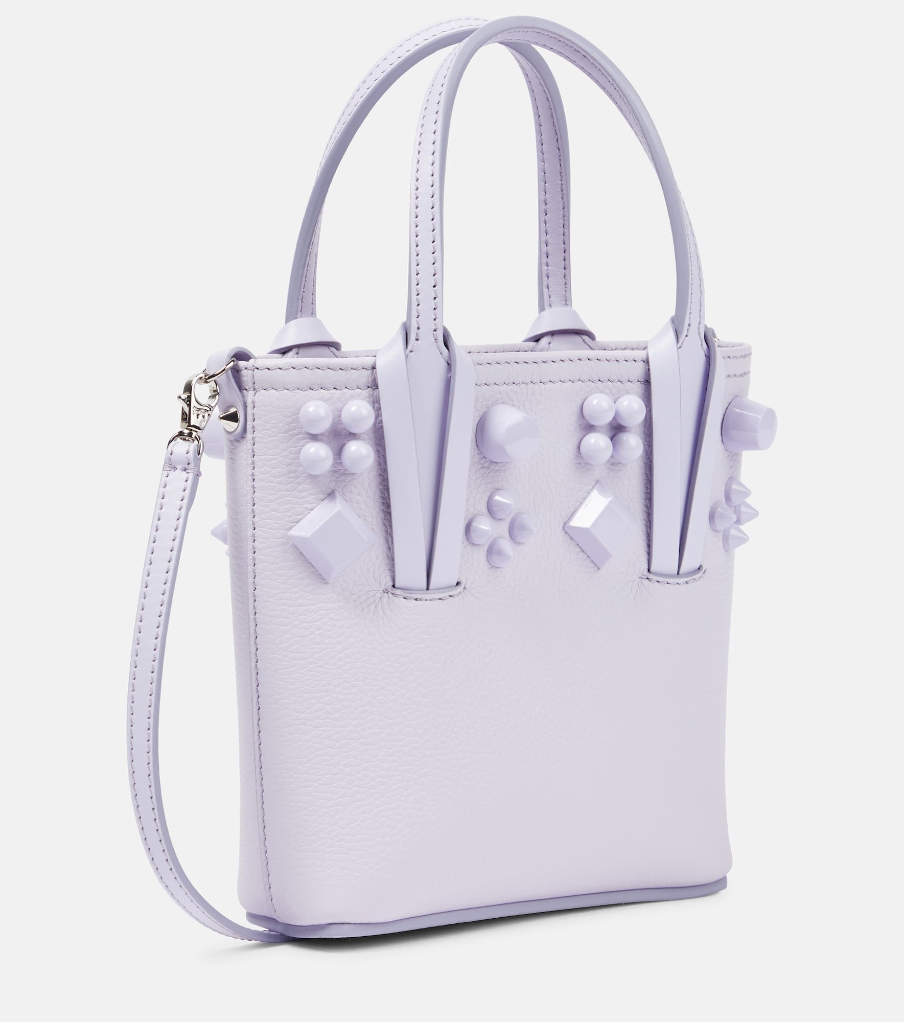 Cabata N/S Mini leather tote - 4