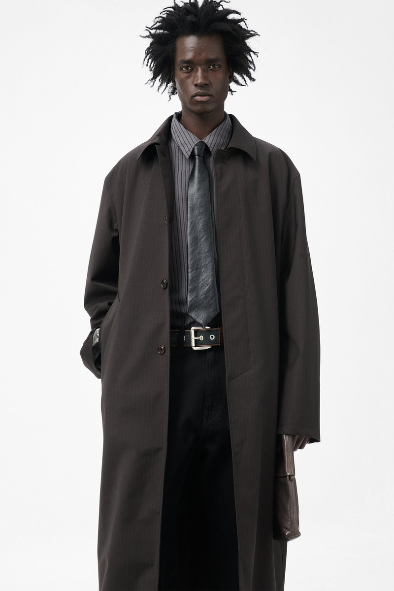 Our Legacy Cloak Carcoat Churchill Stripe Membrane Wool 4