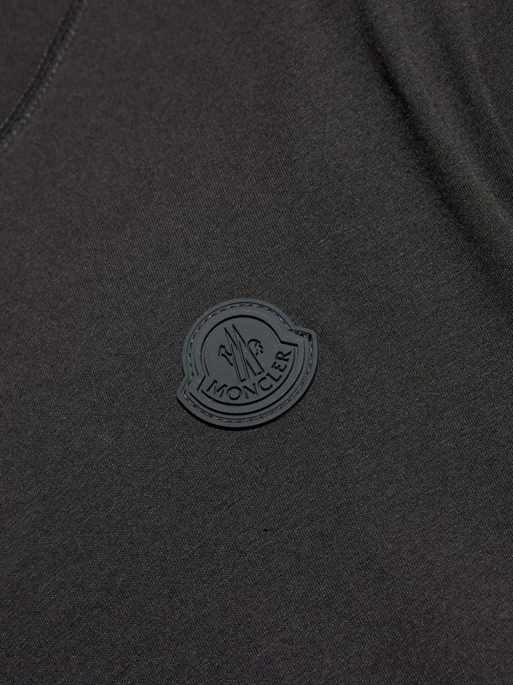 logo-patch cotton T-shirt - 5