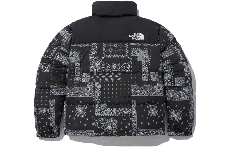 The North Face THE NORTH FACE 1996 Nuptse Black Pattern NJ1DN76F outlook