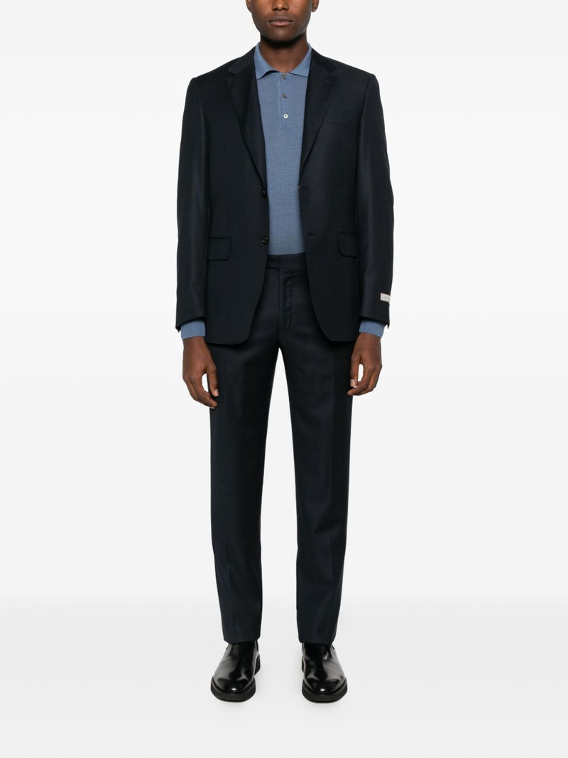 Canali notched-lapel single-breasted suit outlook