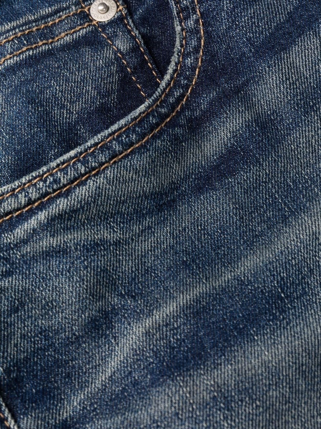 McQueen Graffiti denim jeans - 6