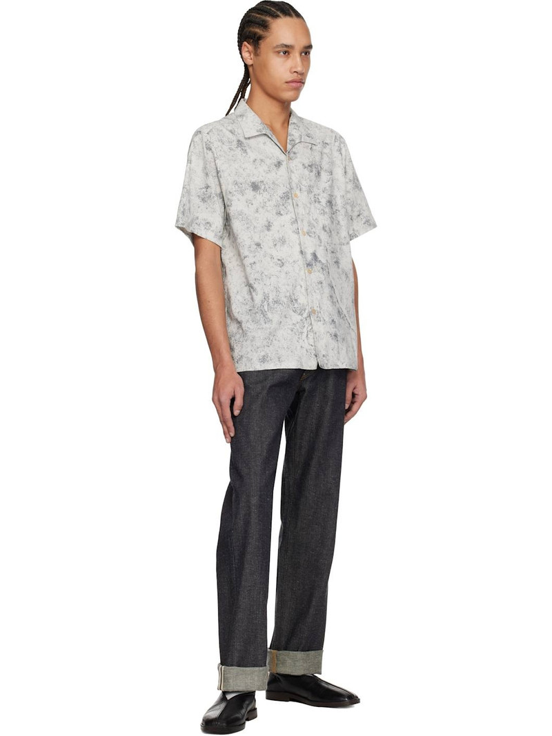 TAIGA TAKAHASHI Gray Lot. 114 Italian Collar Shirt outlook