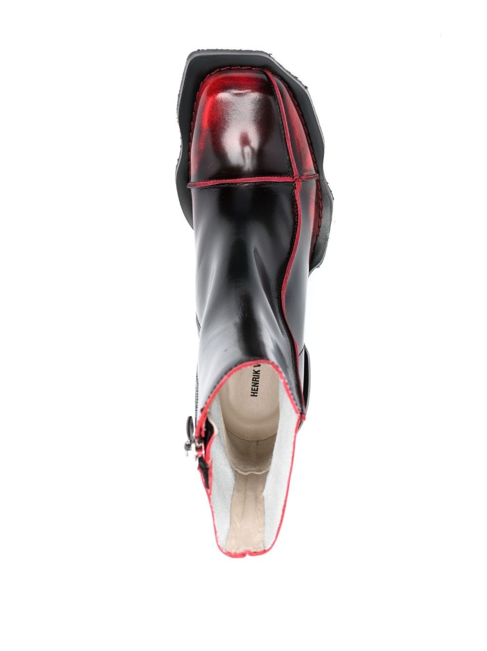 Elle Driver Heel 100mm leather boots - 4