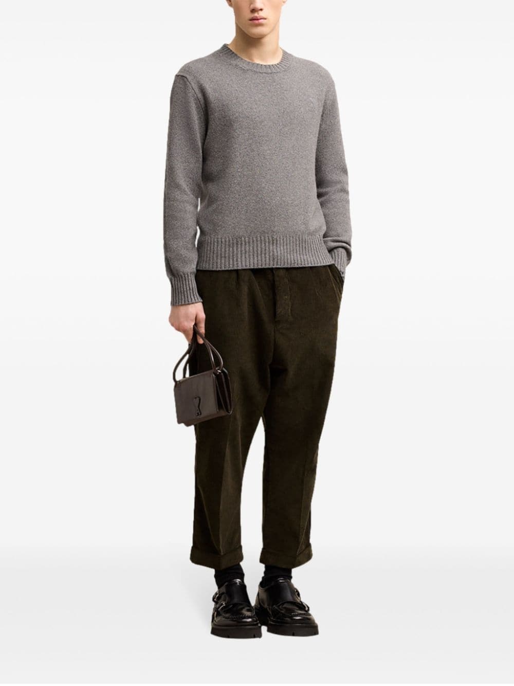 Carrot cotton cropped trousers - 2