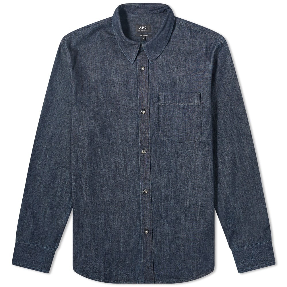 A.P.C. Trek Denim Overshirt - 1