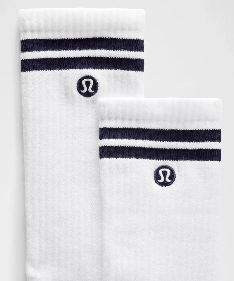 lululemon Unisex Daily Essential Crew Socks *Stripe outlook