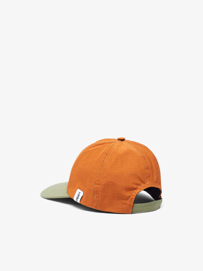 TIPPING ORANGE CONTRAST RAINTEC & NYLON BASEBALL CAP | ACC-HA04 3
