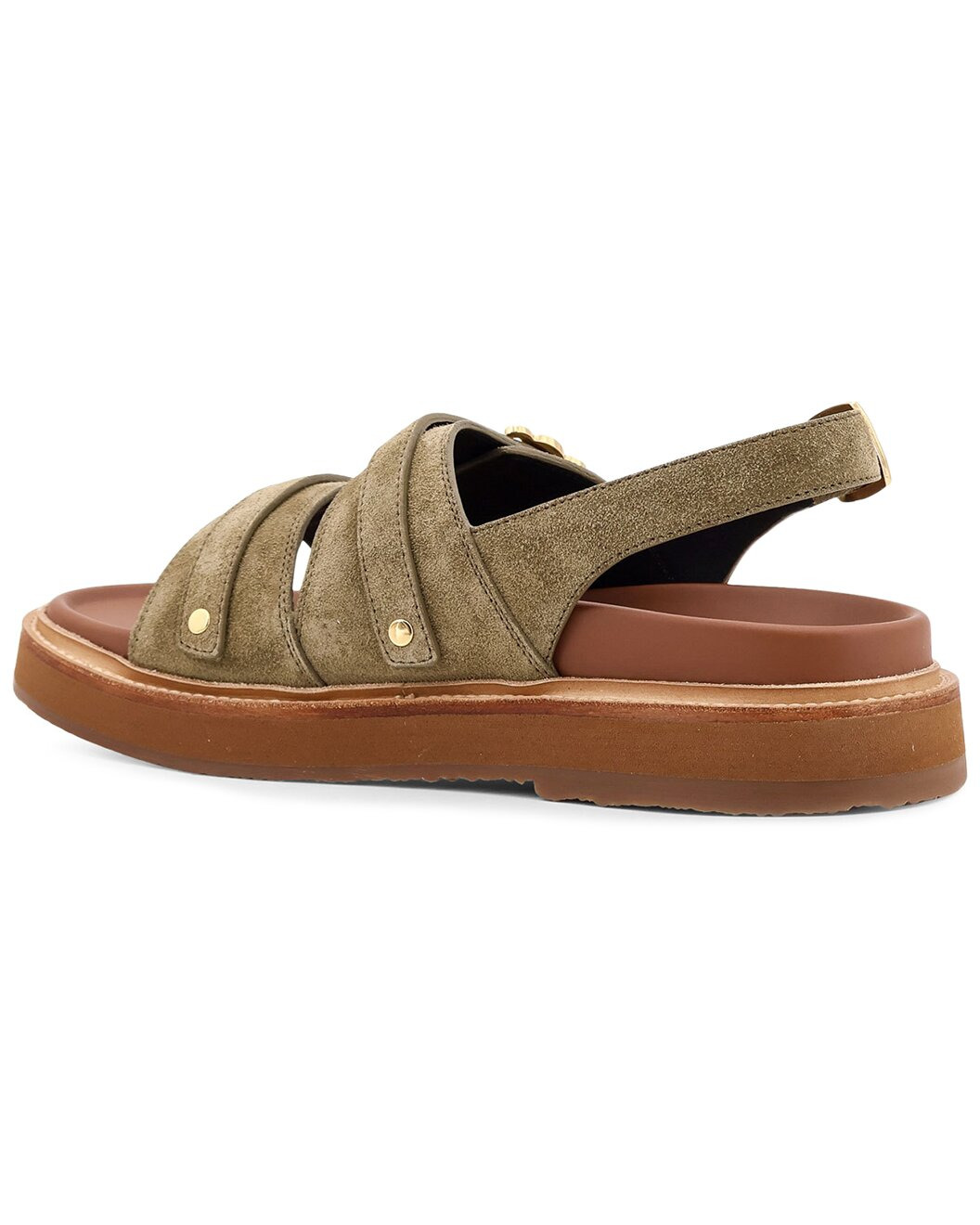 CELINE Triomphe Suede Sandal - 3