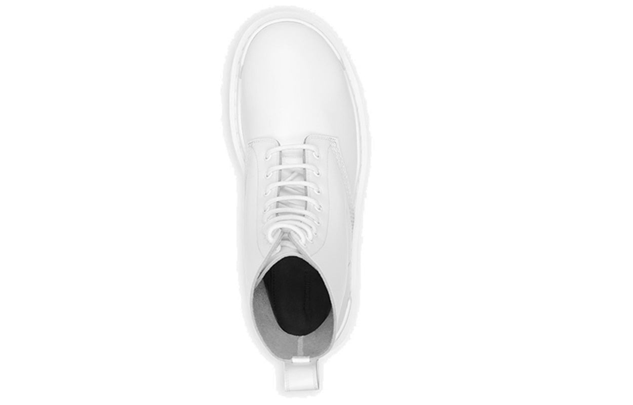(WMNS) Balenciaga Strike Lace-Up Boot 'White' 590974WA9679011 - 5