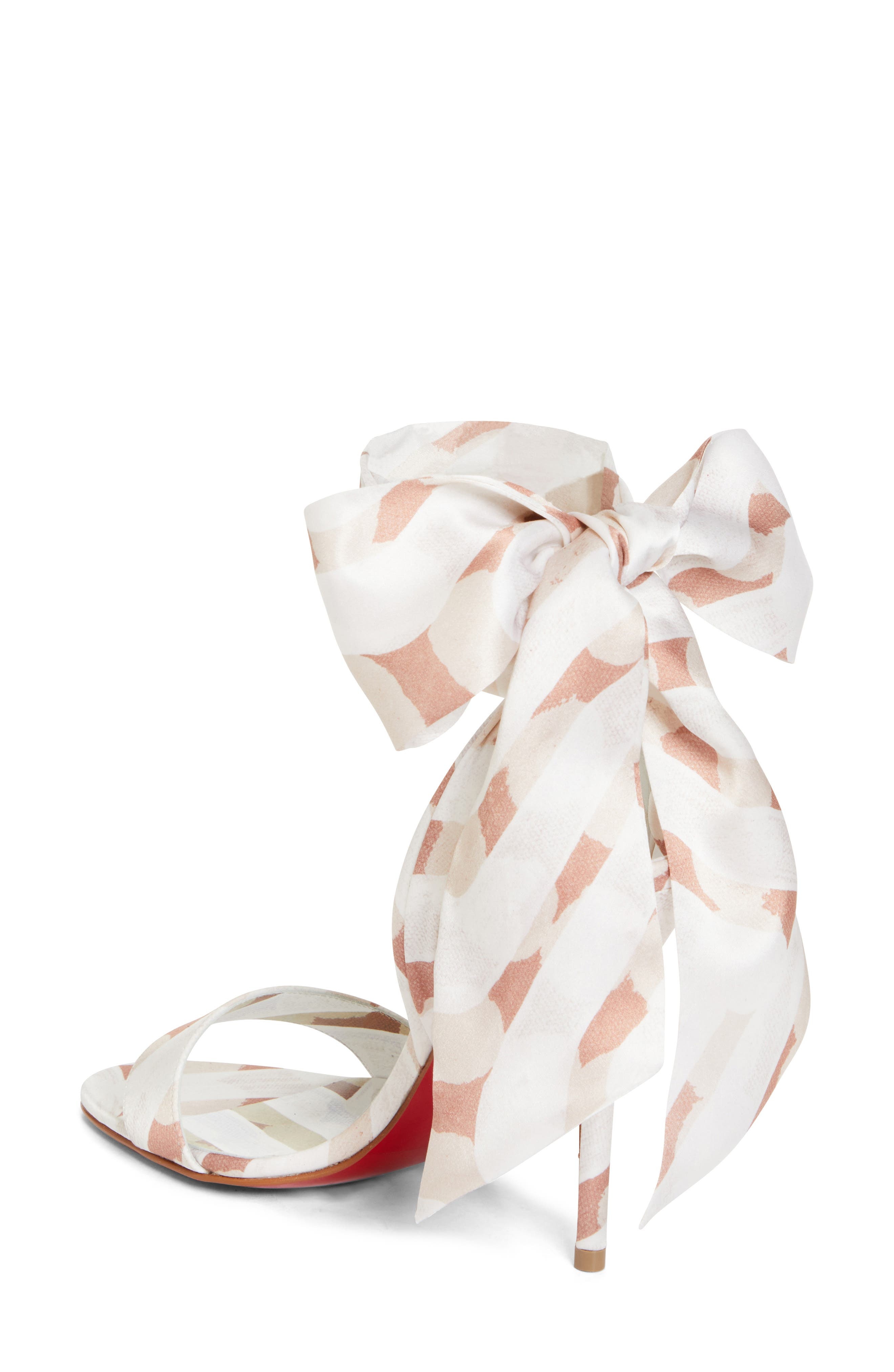 Christian Louboutin Miss Z Desert Sandal in Multi Leche/Lin Mult at Nordstrom - 2
