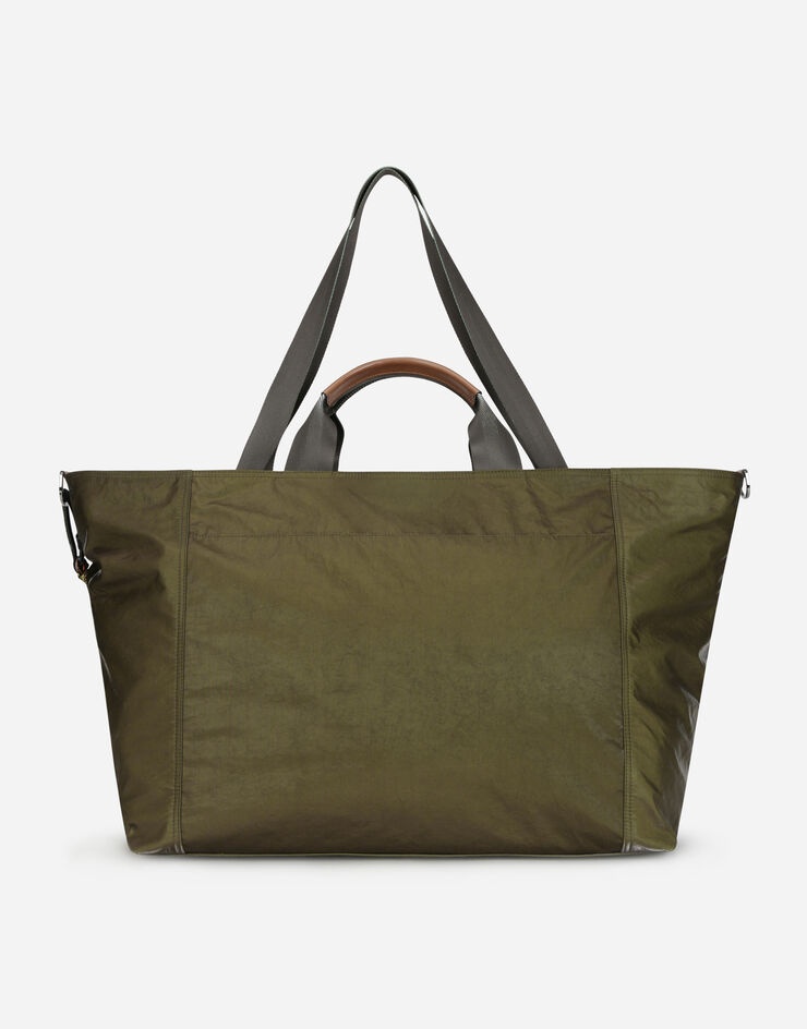 Nero Sicilia dna nylon travel bag with branded tag - 3