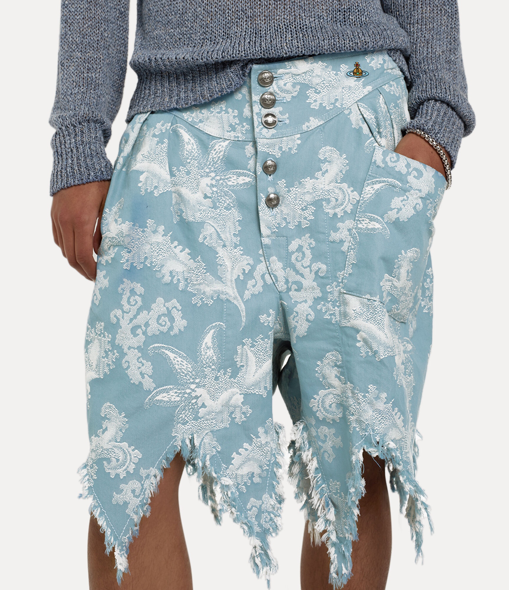 【VIVIENNE WESTWOOD】Romario Bermuda Shorts /  Blue Vivienne Westwood Romario Bermuda Shorts | Blue | FARFETCH