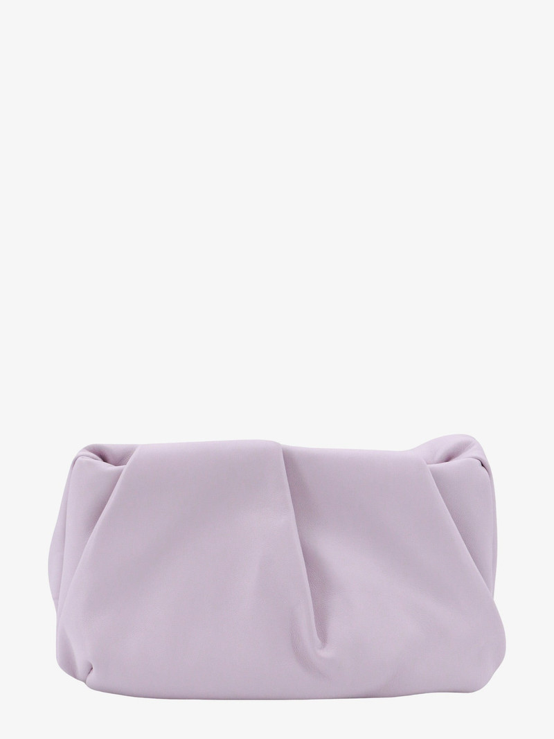 Burberry Leather Clutch With Frontal Rose outlook