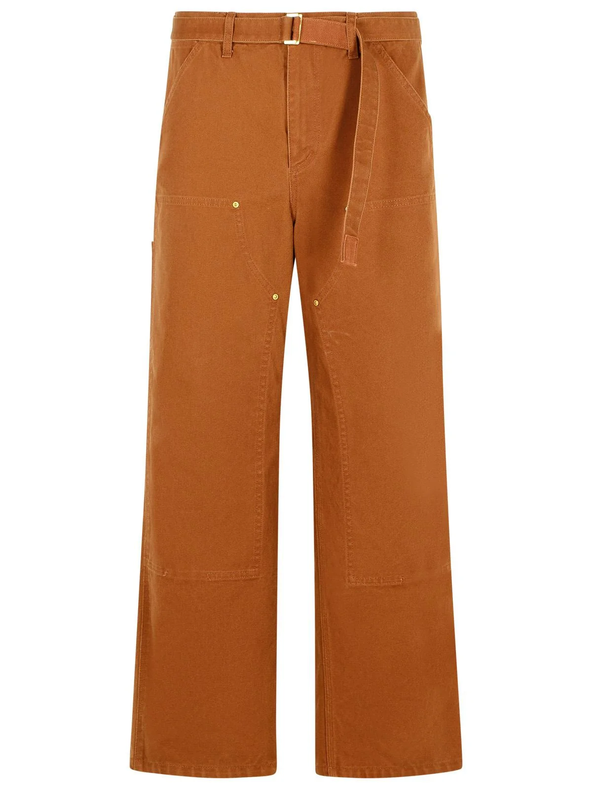 Sacai 'Carhartt Work In Progress' Brown Cotton Pants Men - 1