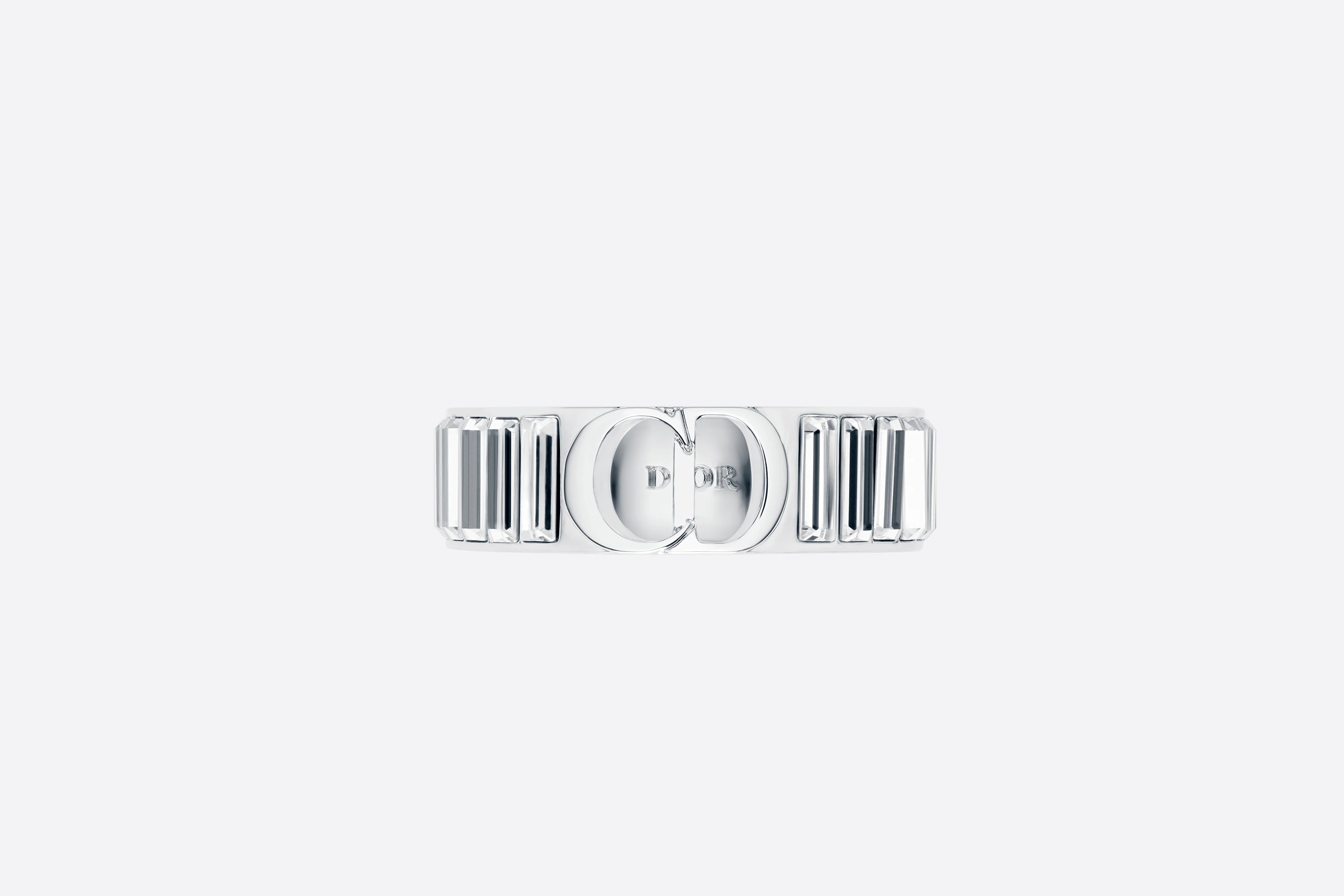 Crystals and CD Icon Ring - 2