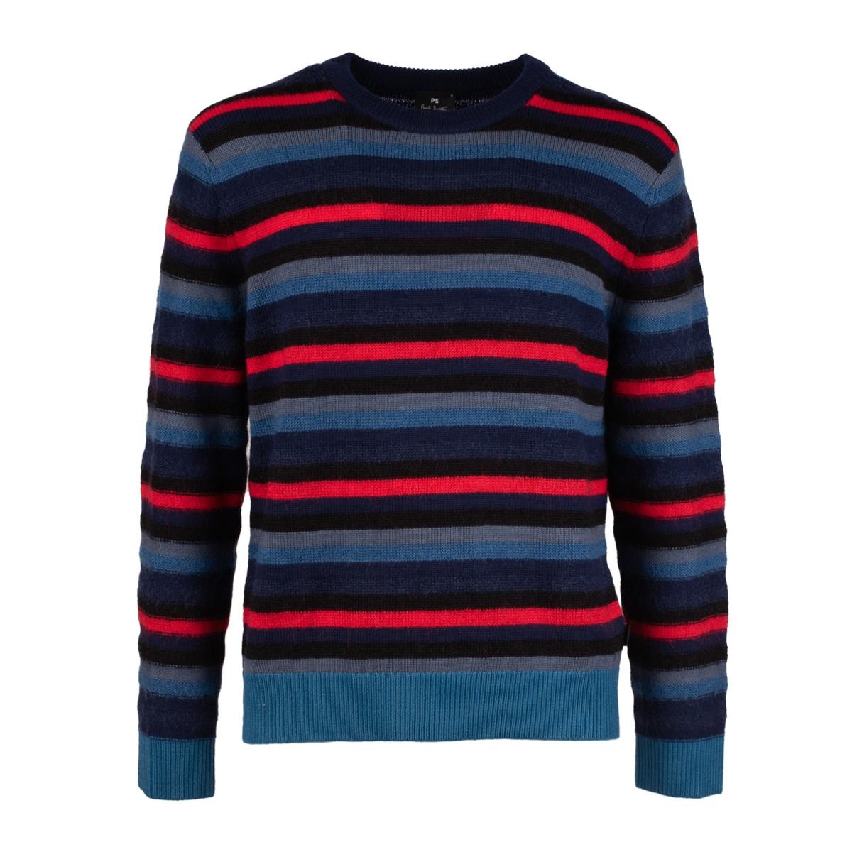 PAUL SMITH STRIPED CREWNECK SWEATER - 1