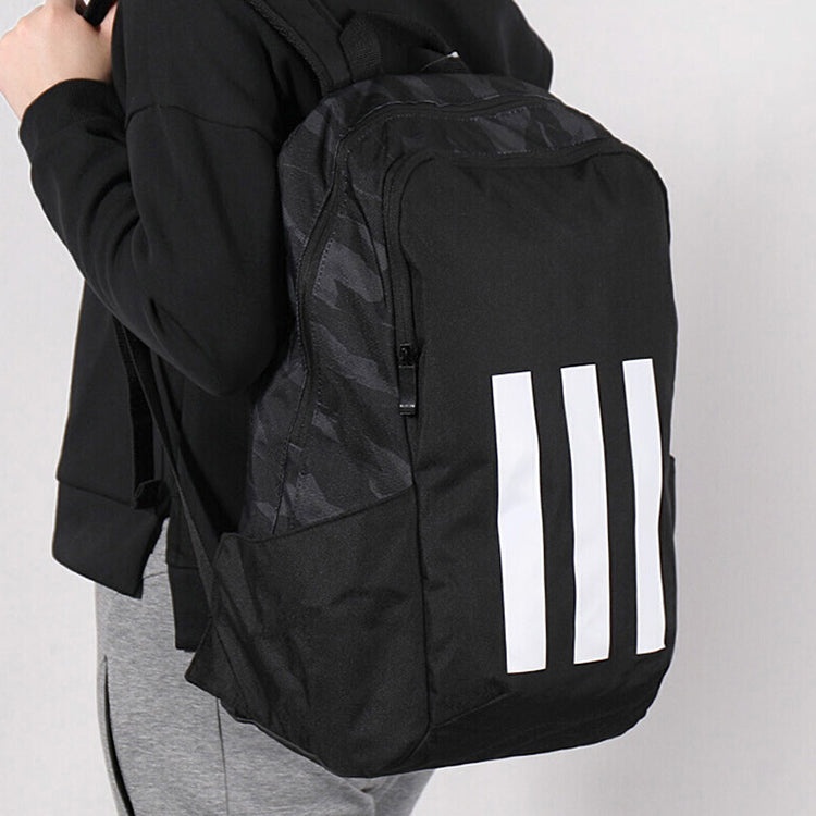 adidas adidas 3-Stripes Parkhood Backpack 'Black White