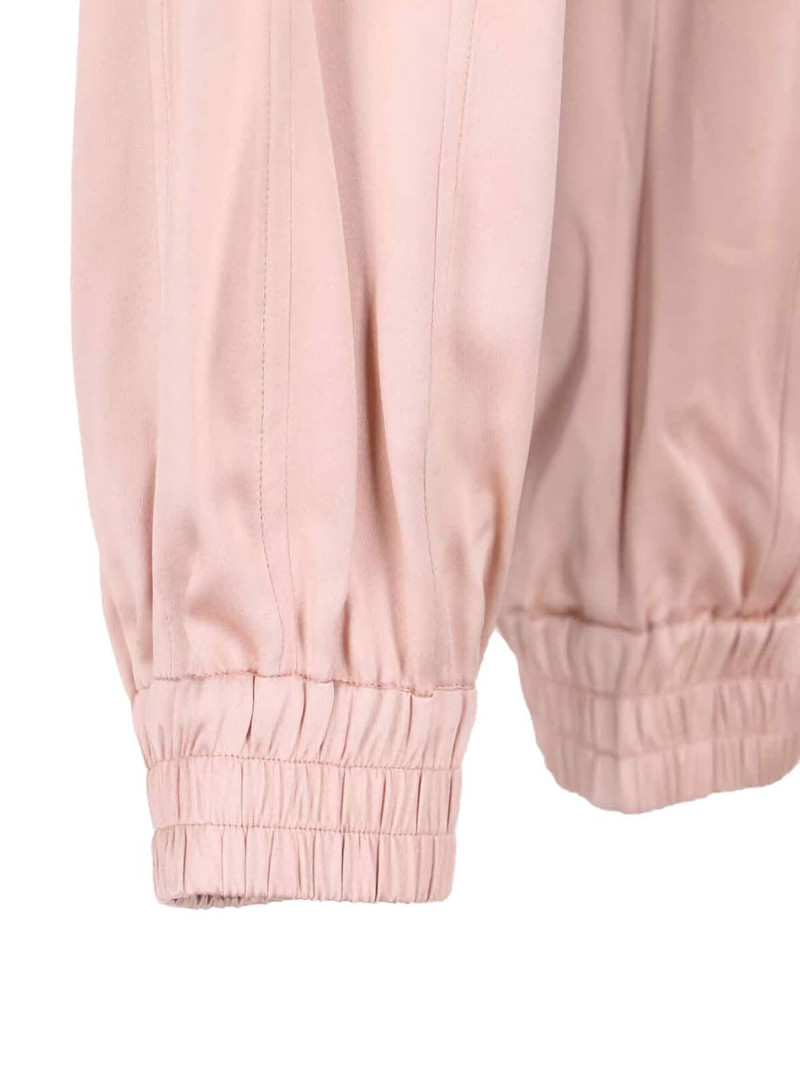 elasticated-cuff drawstring trousers 5